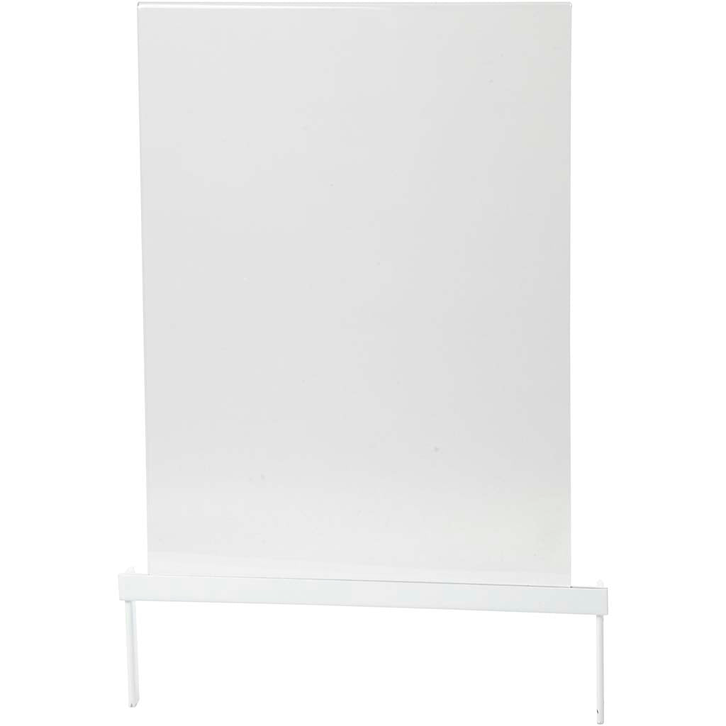 Porta cartello con base, H: 300 mm, L: 254 mm, 1 set [HOB-93255]