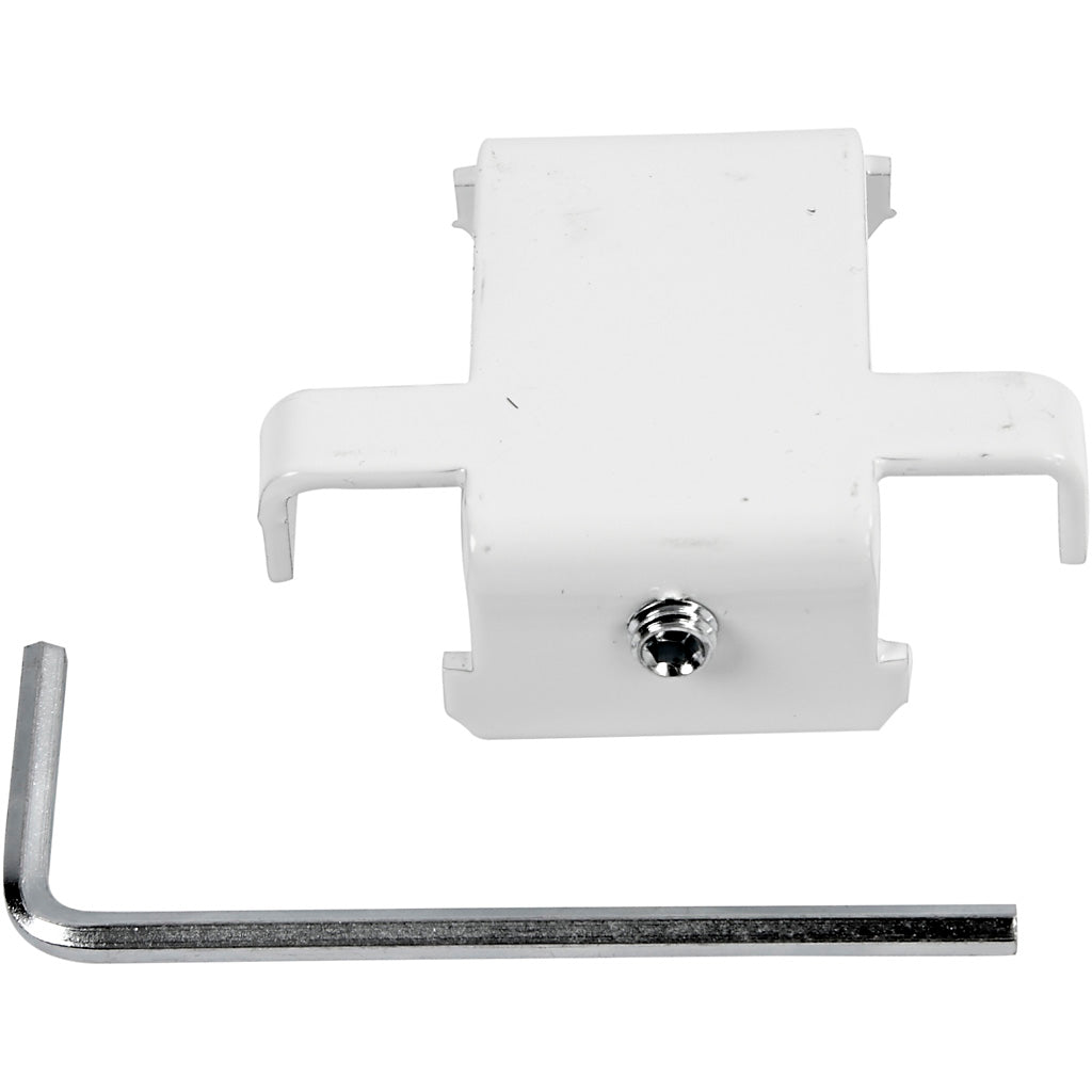 Giuntura, Forma a T, H: 55 mm, P: 20 cm, L: 45 mm, bianco, 1 pz [HOB-93268]