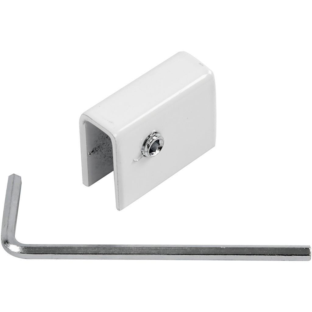 Giuntura, H: 22 mm, P: 11 cm, L: 32 mm, bianco, 1 pz [HOB-93269]