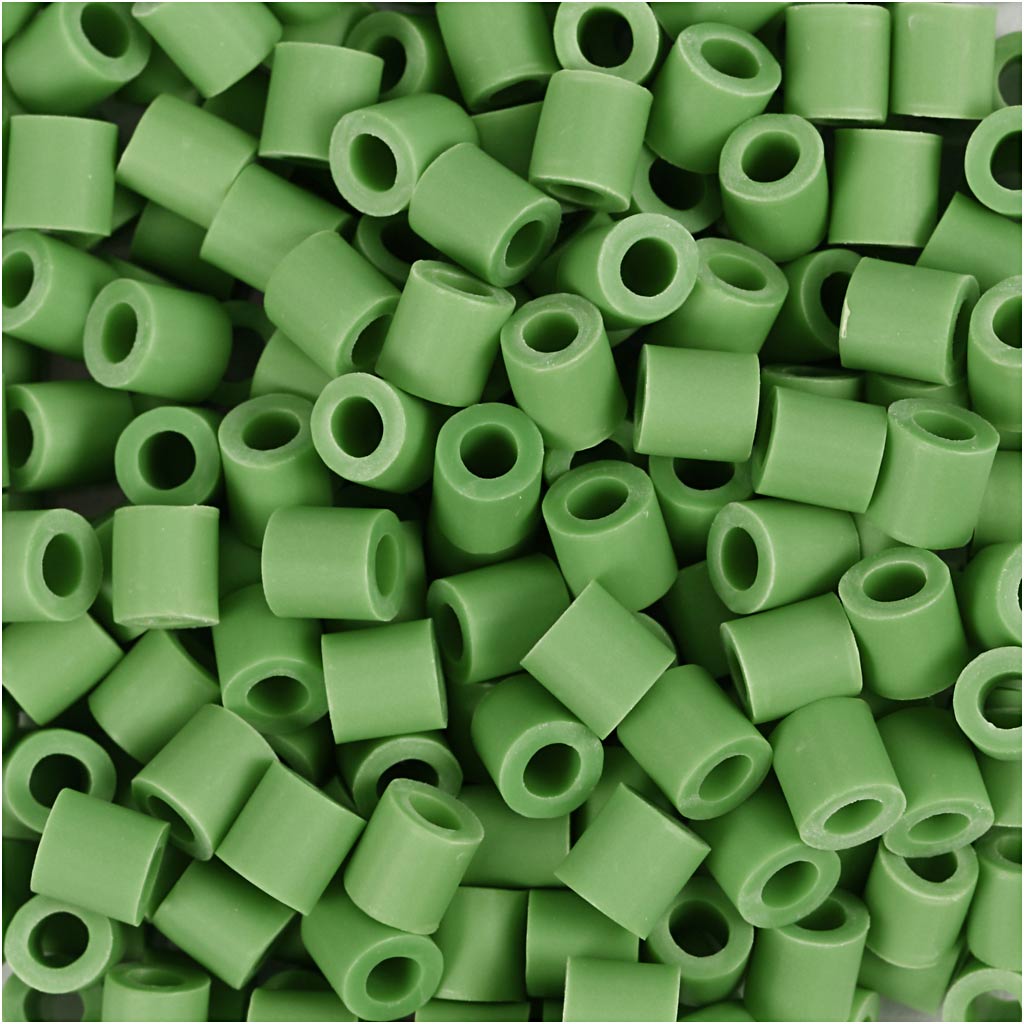 Perline NABBI BioBeads, misura 5x5 mm, misura buco 2.5 mm, medium, verde, 1000 pz/ 1 conf. [HOB-9067800]