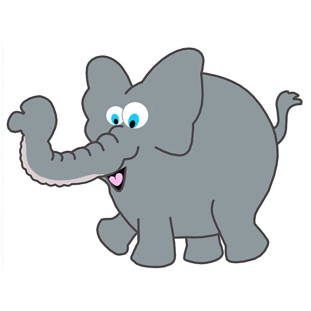 Animali della giungla, H: 14-25 cm, L: 12-23 cm, 230 g, bianco, 16 pz/ 1 conf. [HOB-95218]