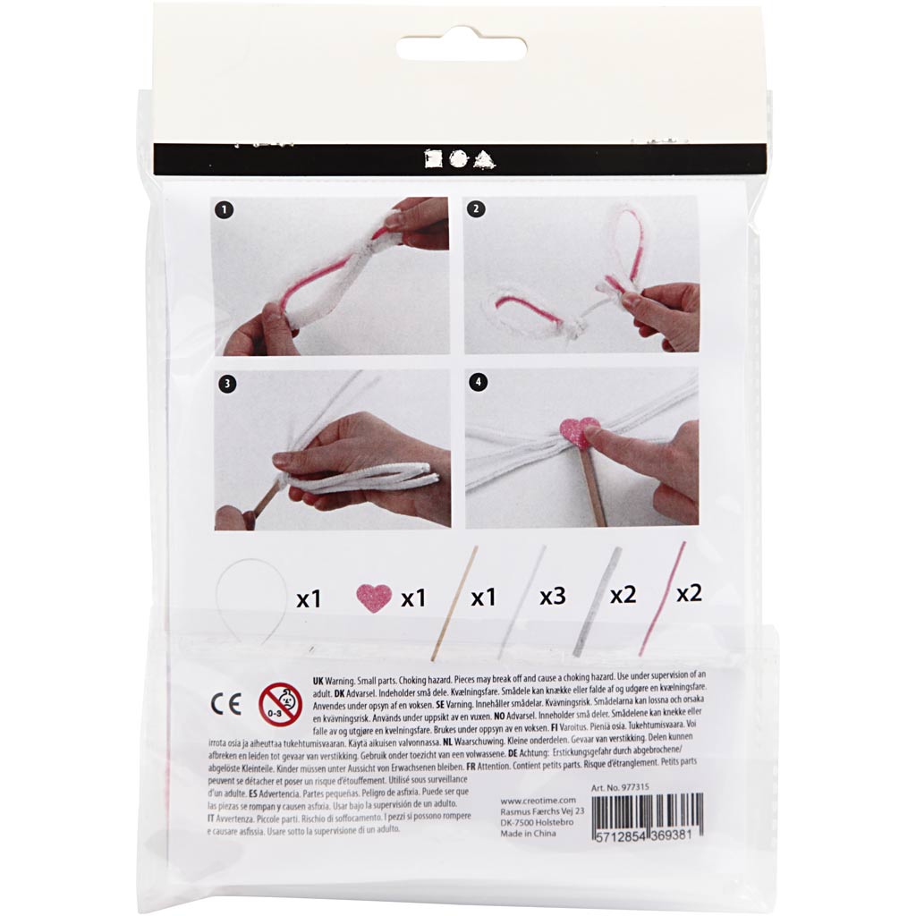 Kit Fai da te Mini, set di mollette per capelli, 1 conf. [HOB-977315]