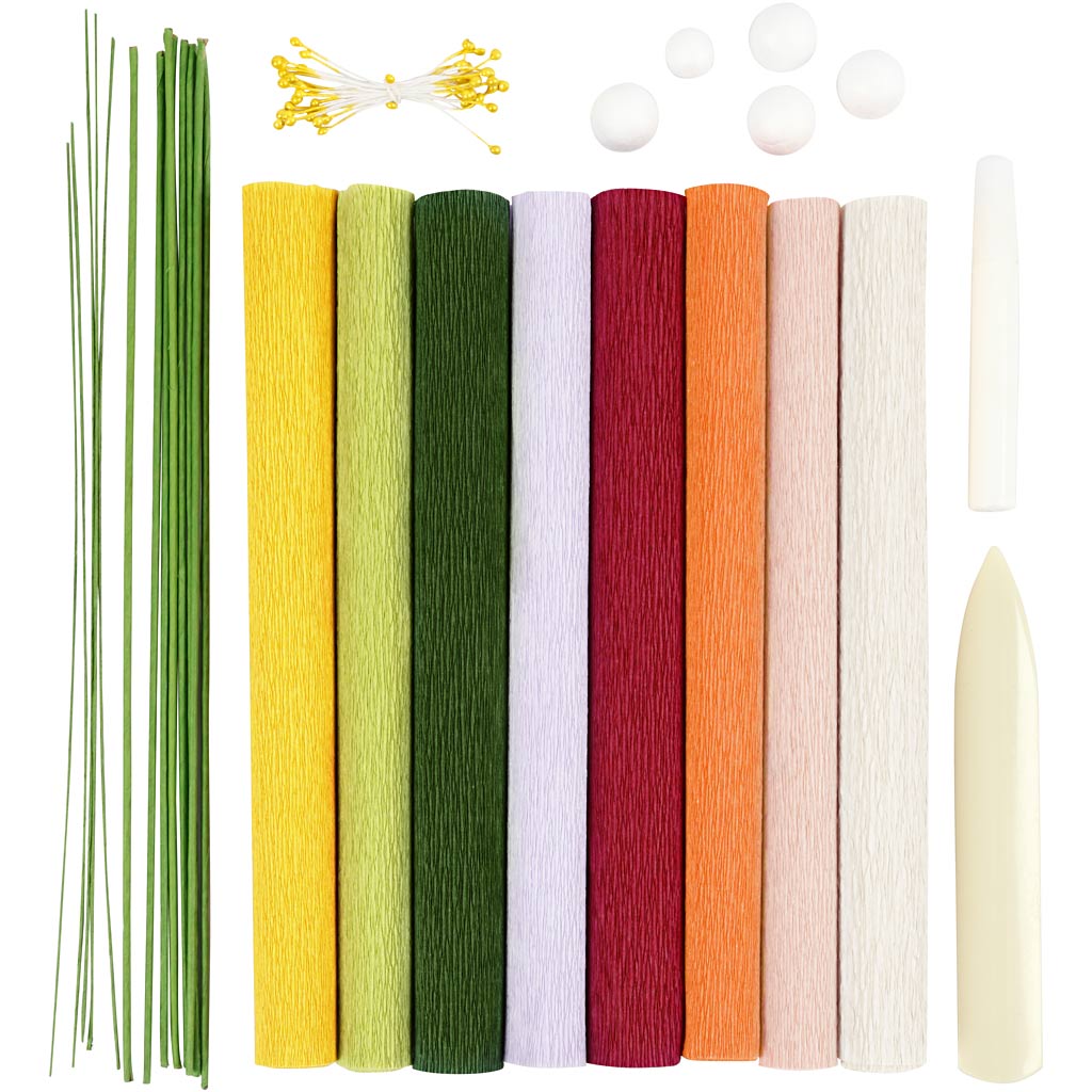 Kit Fai da te Principiante Carta Crespa, colori asst., 1 conf. [HOB-97738]