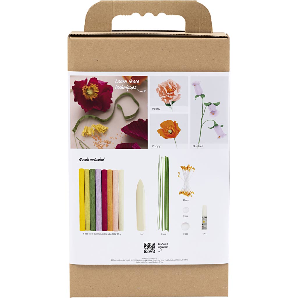 Kit Fai da te Principiante Carta Crespa, colori asst., 1 conf. [HOB-97738]