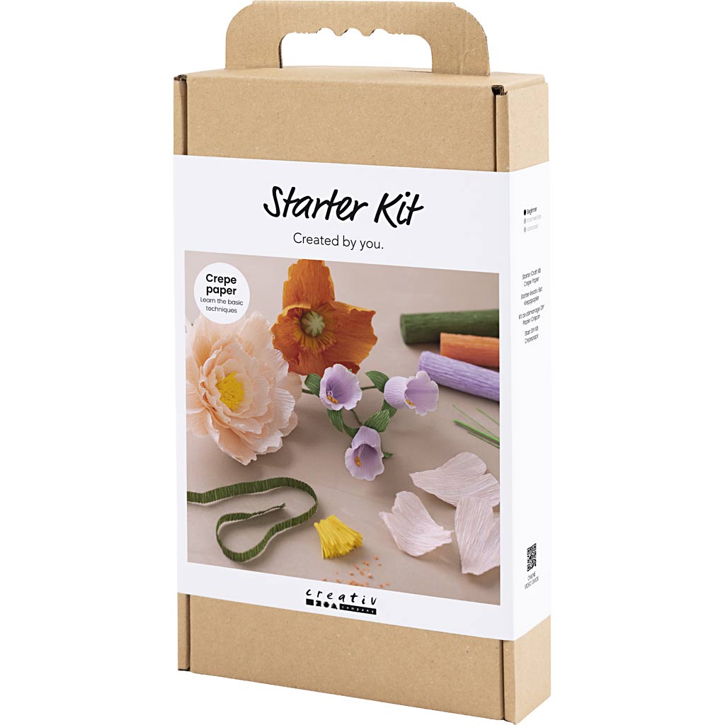 Kit Fai da te Principiante Carta Crespa, colori asst., 1 conf. [HOB-97738]