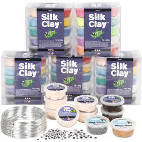 Kit fai da te gruppo Silk Clay® Personaggi, 1 set [HOB-97804]
