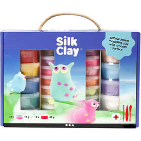 Set Silk Clay®, colori asst., 1 set [HOB-98110]