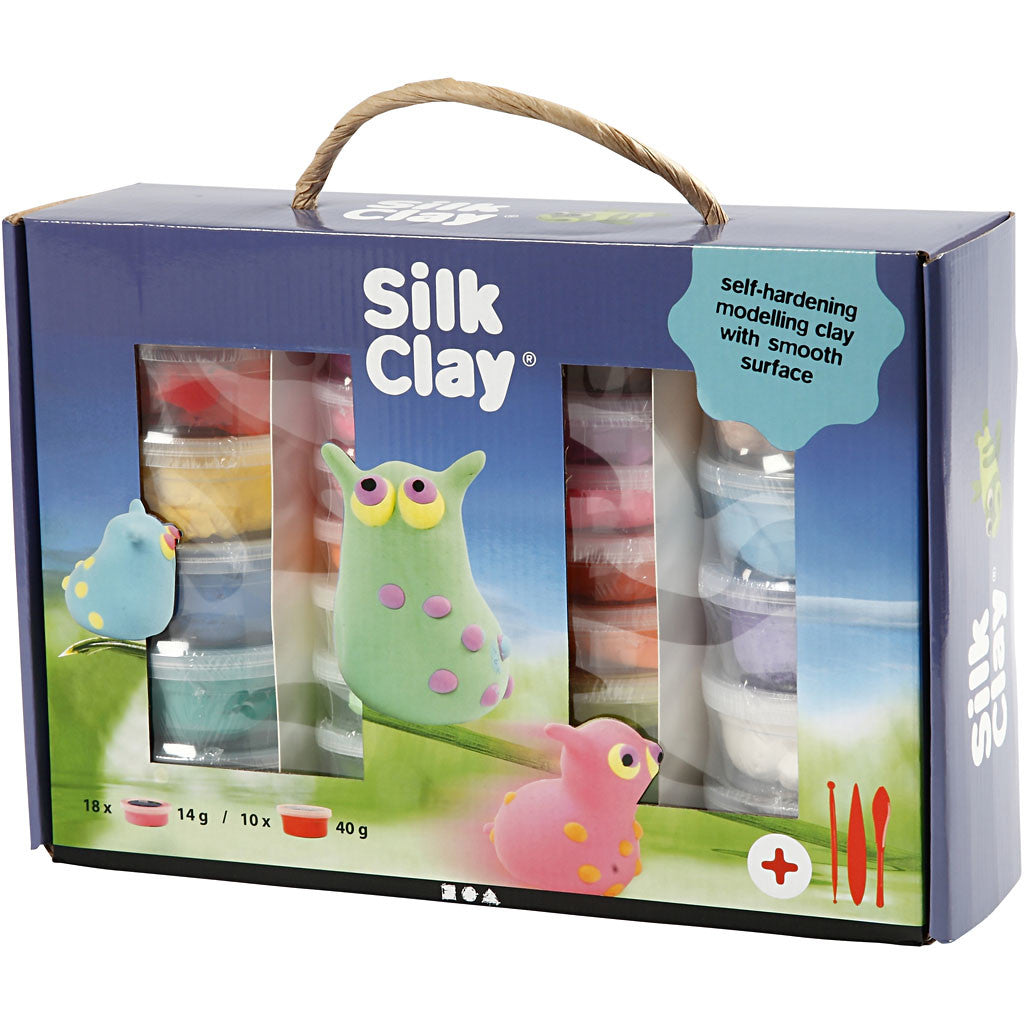 Set Silk Clay®, colori asst., 1 set [HOB-98110]