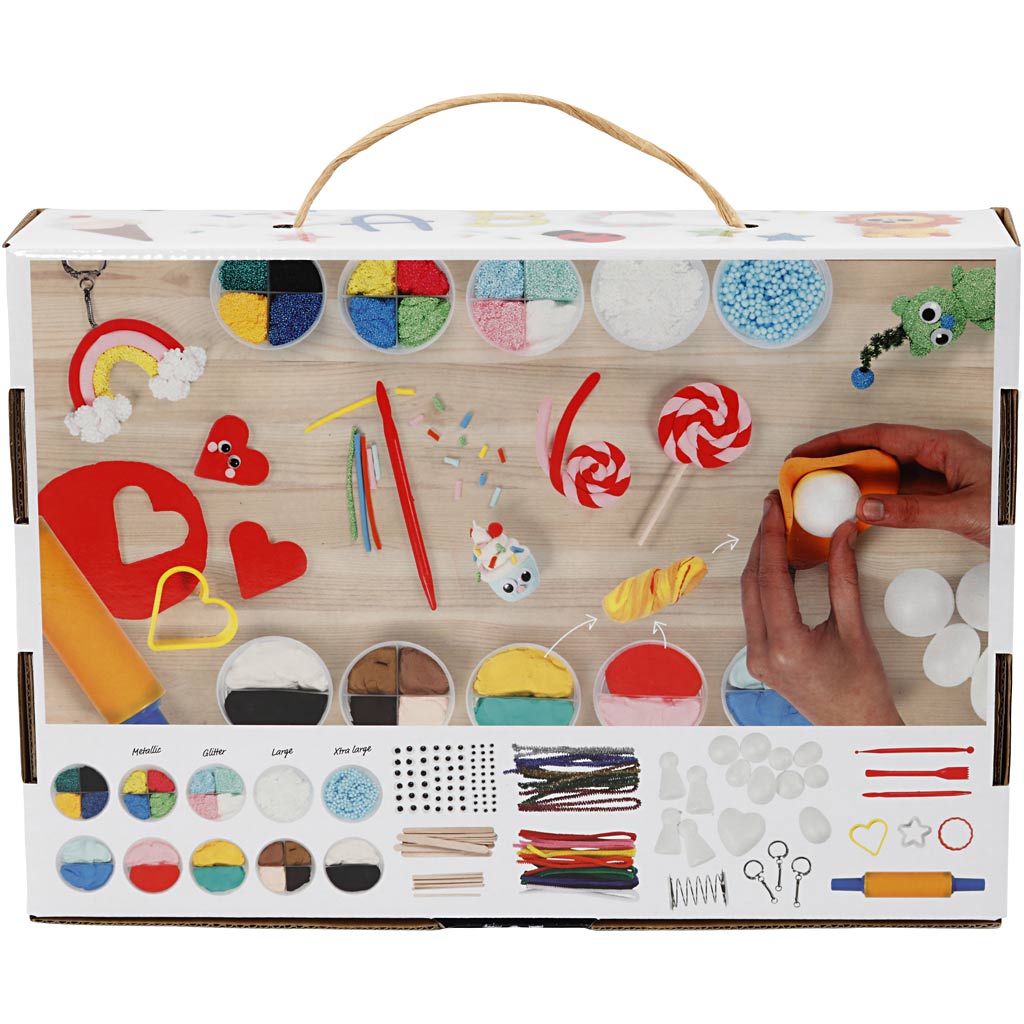 Set Silk Clay® e Foam Clay®, colori asst., 1 set [HOB-98120]