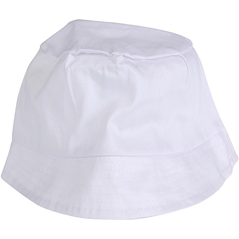 Cappello a secchio, misura 58 cm, bianco, 12 pz/ 1 conf. [HOB-99579]