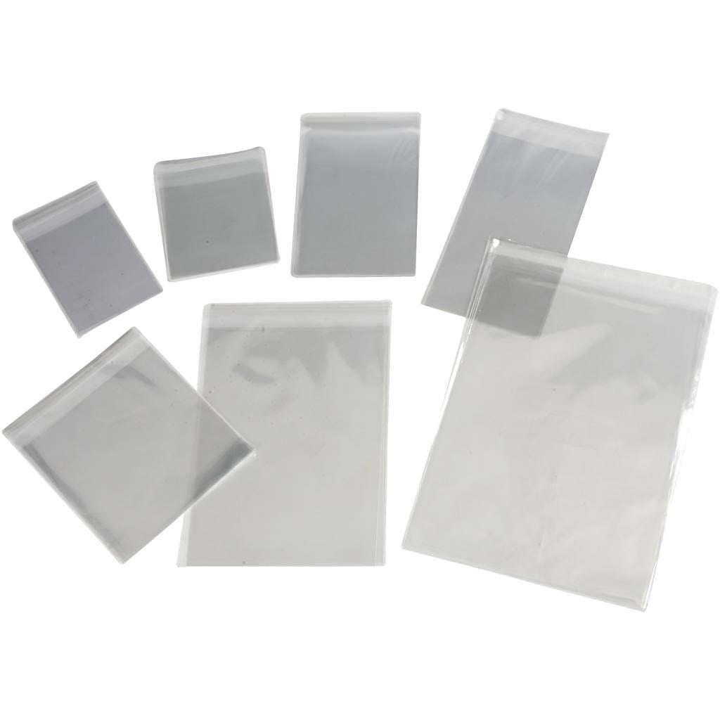 Buste di Cellophane, H: 12,9-31,2 cm, L: 9,7-22,5 cm, spess. 25 my, 1400 pz/ 1 conf. [HOB-99721]