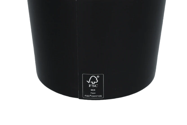 coppa gelato Cartone 300ml Ø9 cm 10oz Nero FSC®Mix (1000 pz) [TK-9987089]