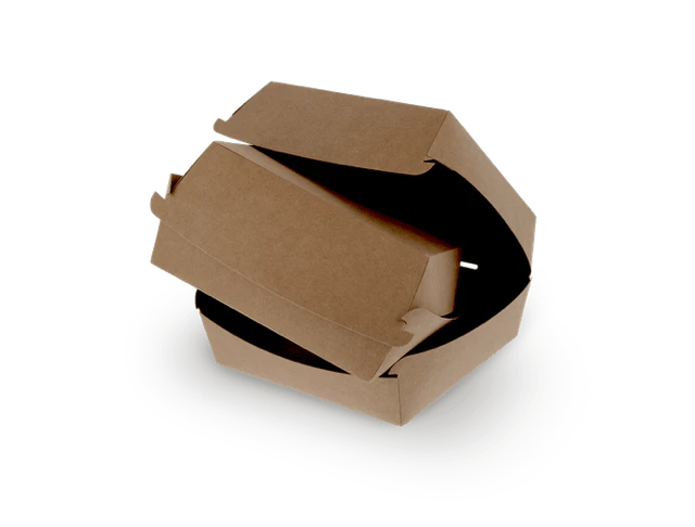 Scatola per hamburger 12x7x12 cm kraft (600 pz) [TK-9987218]