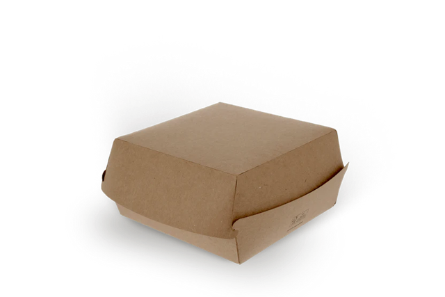 Menubox / Vassoio per hamburger 20x8,8x20 cm FSC®Mix kraft (300 pz) [TK-9987220]