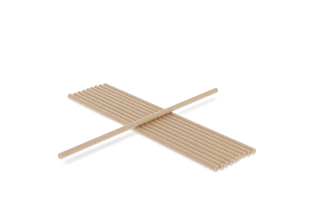 cannucce di carta naturale 0,6x23cm (100 pz) [TK-9987225]