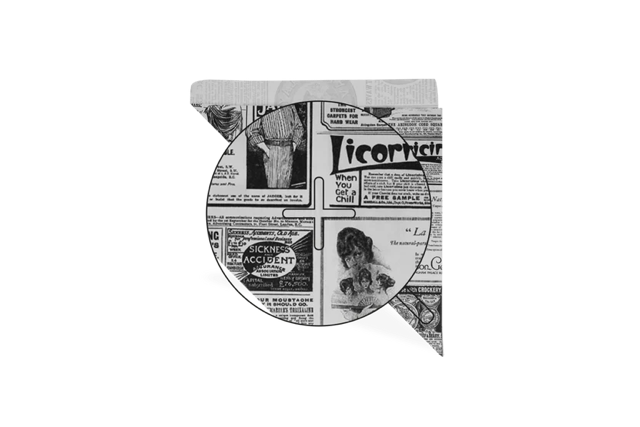 Borse a cono Carta di giornale, carta oleata 24x34 cm (1.000 pz) [TK-9987277]