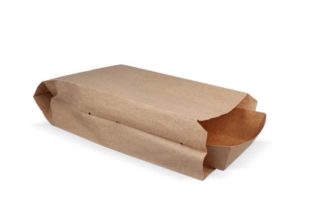 Sacchetti per snack in carta perforata (1 stagno) 14x8x32 cm kraft 50gr (1.200 pz) [TK-9987486]