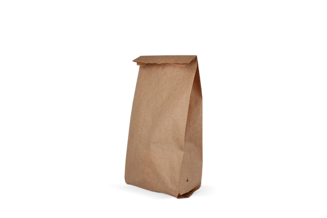 Sacchetti per snack in carta perforata (1 stagno) 14x8x32 cm kraft 50gr (1.200 pz) [TK-9987486]