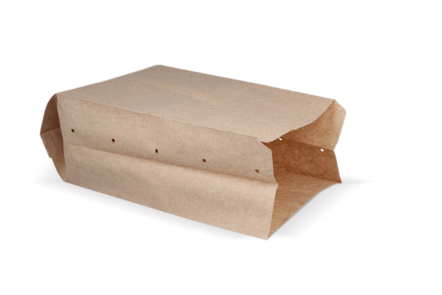 Snack Bags perforated Paper (2 pond) 16x10x31 cm kraft 50gr (1.000 pcs)