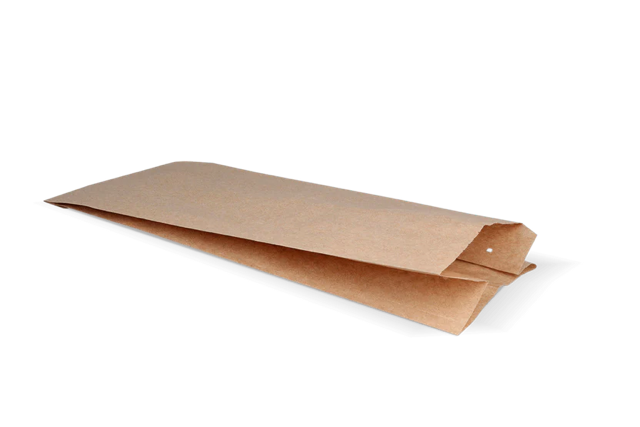 Sacchetti per snack in carta perforata (3 stagno) 16x10x36 cm kraft 50gr (900 pz) [TK-9987490]