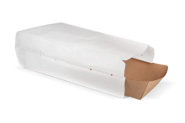 Sacchetti per snack in carta perforata (3 stagno) 16x10x36 cm Bianco 45gr (1.000 pz) [TK-9987491]