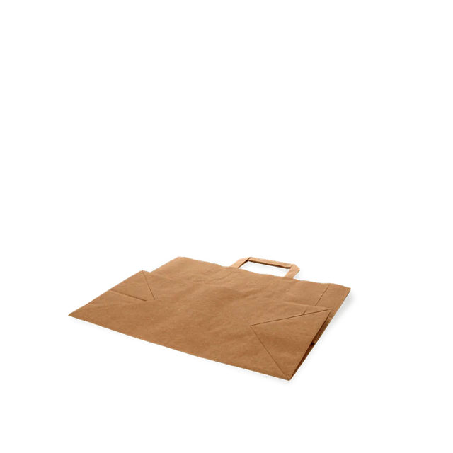 Shopper di carta 32x17x27cm marrone (250 pz) [TK-9987495]