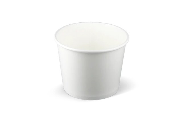Ice cream cup Carton 360ml Ø106mm 12oz White (1.000 pcs)