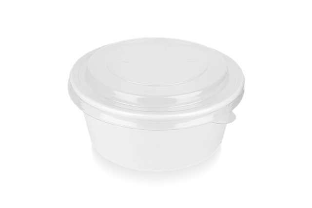 Insalata Poke Bowl 750ml 26oz Ø14,8x6 cm Bianco (300 pz) [TK-9987583]