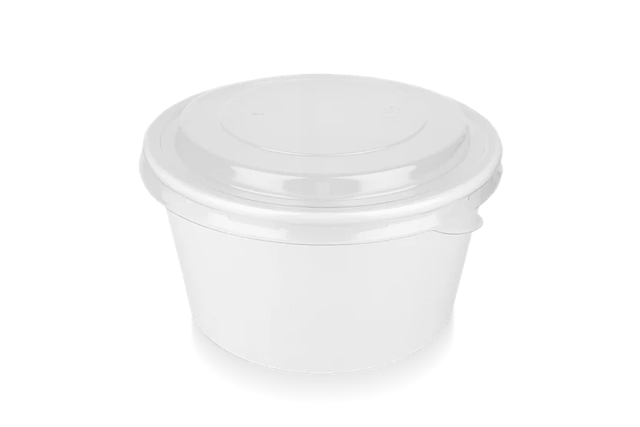 Insalata Poke Bowl 1000ml 32oz Ø14,8x7,8 cm Bianco (300 pz) [TK-9987588]