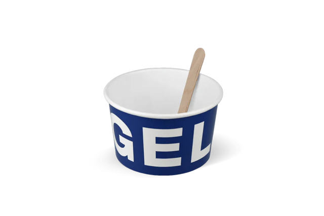 coppa gelato Cartone 240ml Ø9,2 cm 8oz GELATO (1.000 pz) [TK-9987601]