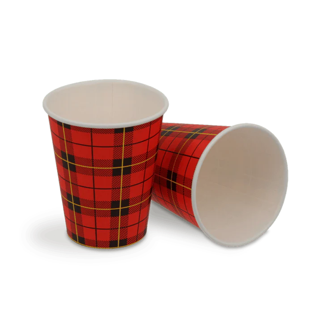 Tazza da caffè 150cc 6oz Ø7 cm Tartan (2.500 pz) [TK-9987646]