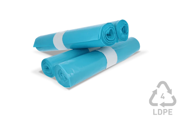 Sacco della spazzatura 120 litro 80x110cm 10 Rolls with 20 sacchetti blu (200 sacchetti) [TK-9987665]