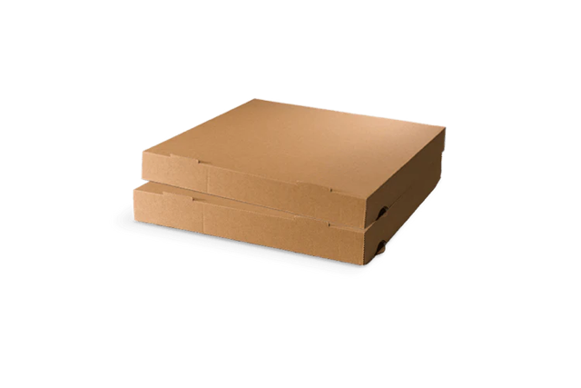 Scatole per pizza 24x4x24cm kraft marrone (100 pz) [TK-9987693]