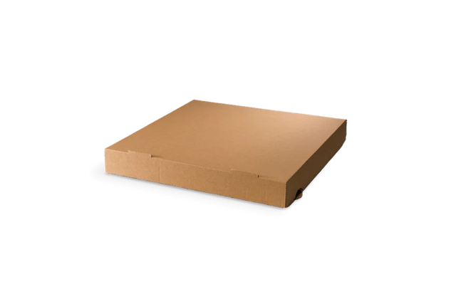 Scatole per pizza 24x4x24cm kraft marrone (100 pz) [TK-9987693]