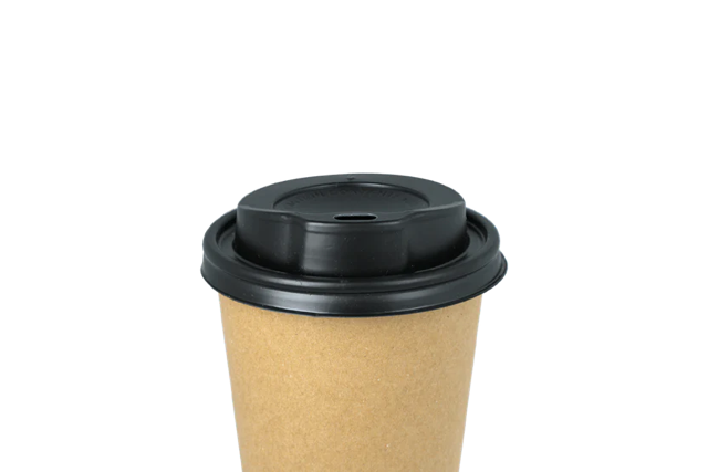 Tazza da caffè Lids Nero Ø8 cm (1.000 pz) [TK-9987940]