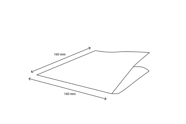 Sacchetto per hamburger 16x16cm kraft greaseproof paper (2.000 pz) [TK-9988044]