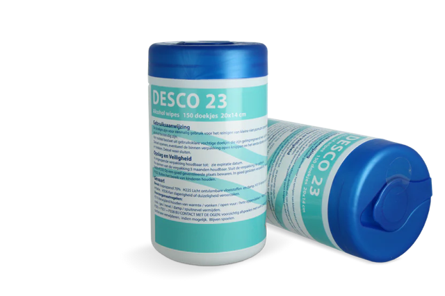 Salviette disinfettanti alcoliche Euro in barattolo 150 salviette (6 pz) [TK-9988090]