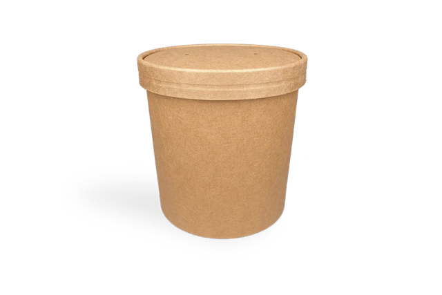 coperchio kraft tazza da zuppa 750ml Ø11,8cm (500 pz) [TK-9988182]