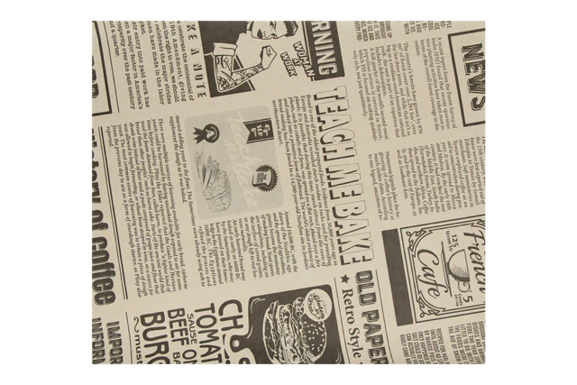 Hamburger Carta da pacchi oleata 33x38cm FSC®Mix newspaper marrone (2.000 pz) [TK-9988204]