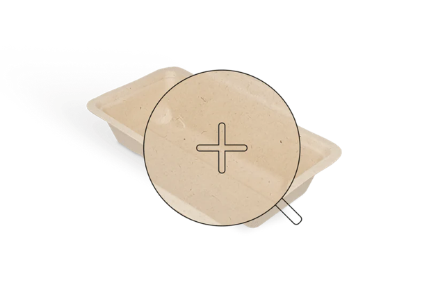 Vassoi per crocchette canna da zucchero A5 7x3x14 cm (500 pz) [TK-9988294]