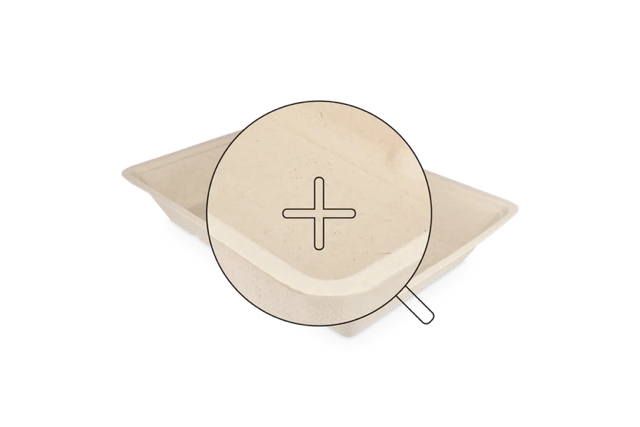 Vassoi di patatine fritte A50 canna da zucchero (500 pz) [TK-9988308]