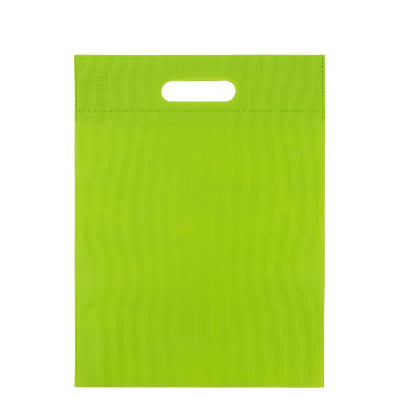 Borse in tessuto non tessuto economiche con manici 30x40 cm Verde (400 pz) [FP-DNW025]