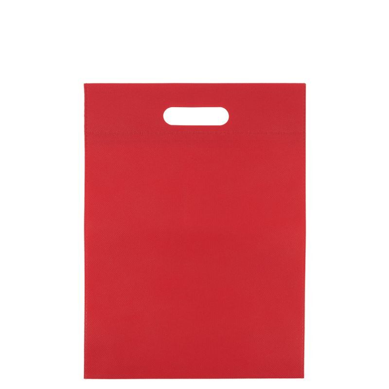 Borse in tessuto non tessuto economiche con manici 30x40 cm Rosso (400 pz) [FP-DNW027]