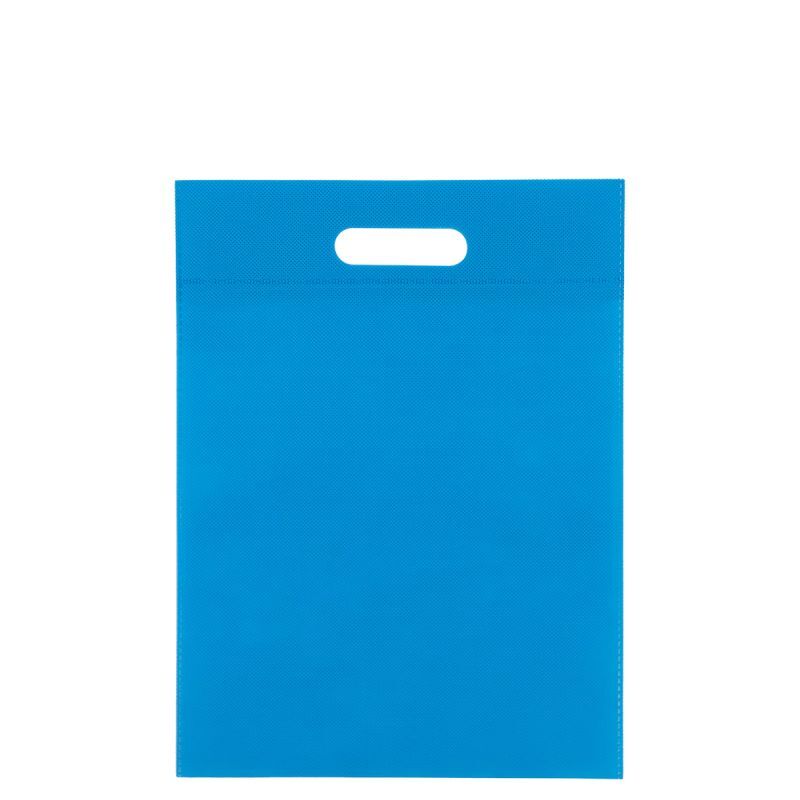 Borse in tessuto non tessuto economiche con manici 30x40 cm Blu (400 pz) [FP-DNW029]