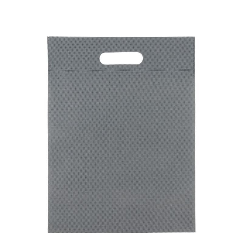 Borse in tessuto non tessuto economiche con manici 30x40 cm Grigio chiaro (400 pz) [FP-DNW033]