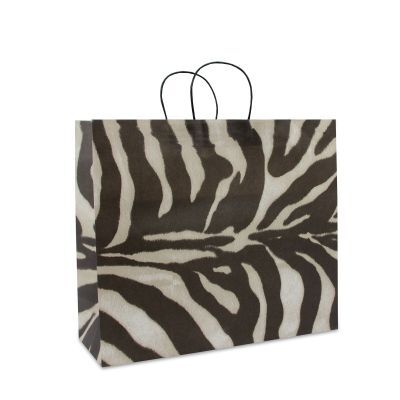Shopper di carta intrecciate 45+16x39 cm Zebra (100 pz) [FP-DPT033]