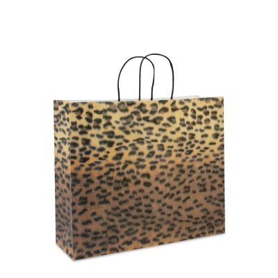 Shopper di carta intrecciate 36+12x31 cm Pantera (150 pz) [FP-DPT038]
