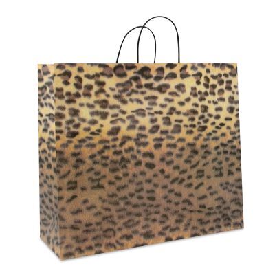 Shopper di carta intrecciate 45+16x39 cm Pantera (100 pz) [FP-DPT039]