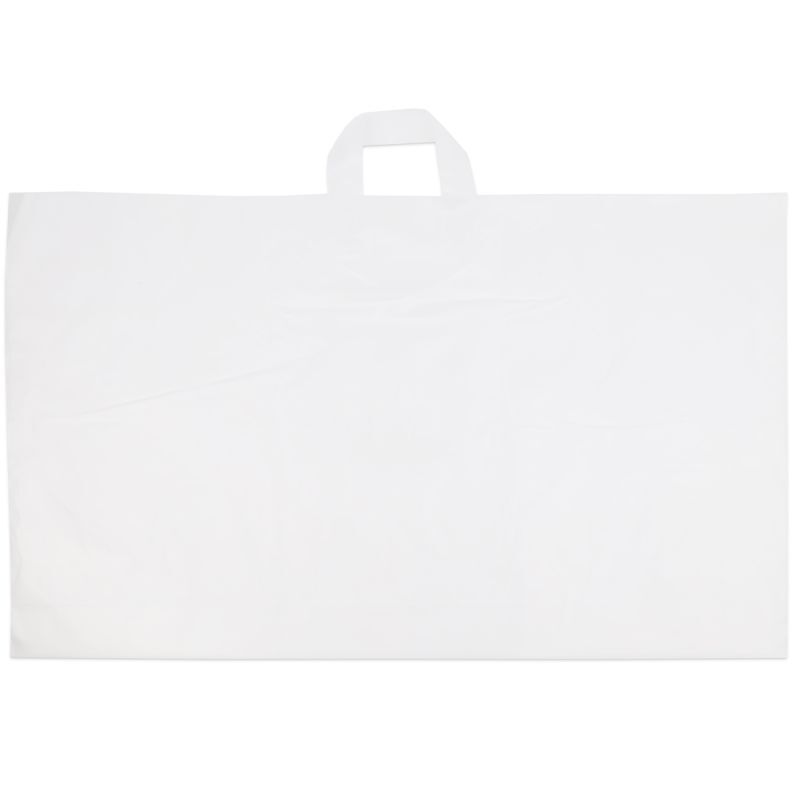 Borse della spesa in plastica - Semitrasparenti 75x45+2x5 cm Semitrasparente (250 pz) [FP-DQL012]