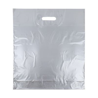 Borse di plastica economiche 45x50+2x4 cm Argento (500 pz) [FP-DQU017]